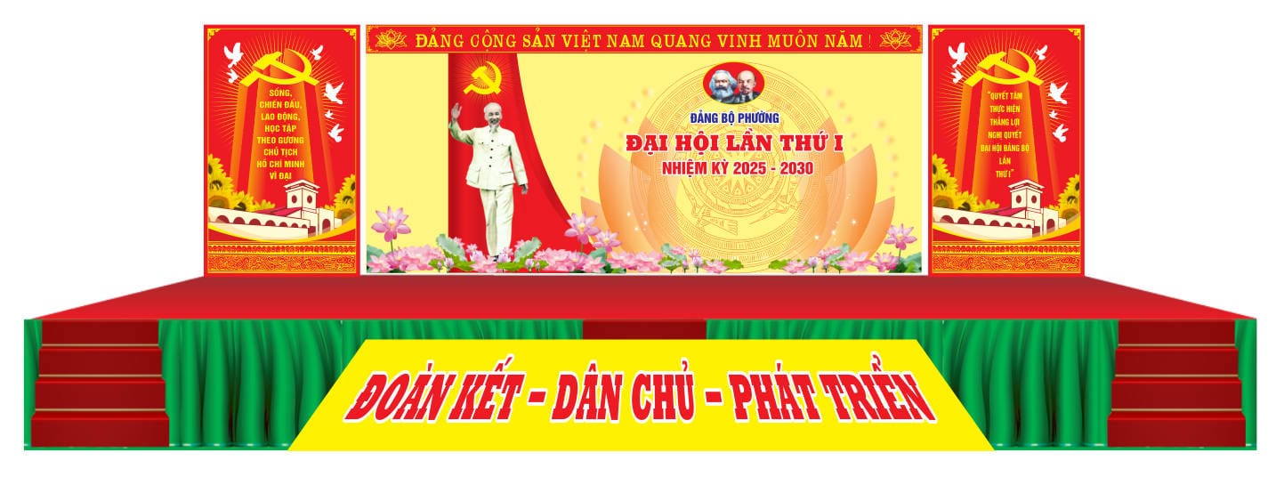 172549 file thiết kế trang trí tuyên truyền đại hội Đảng file corel x7