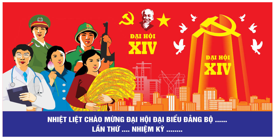 172559 file thiết kế trang trí tuyên truyền đại hội Đảng file corel x7