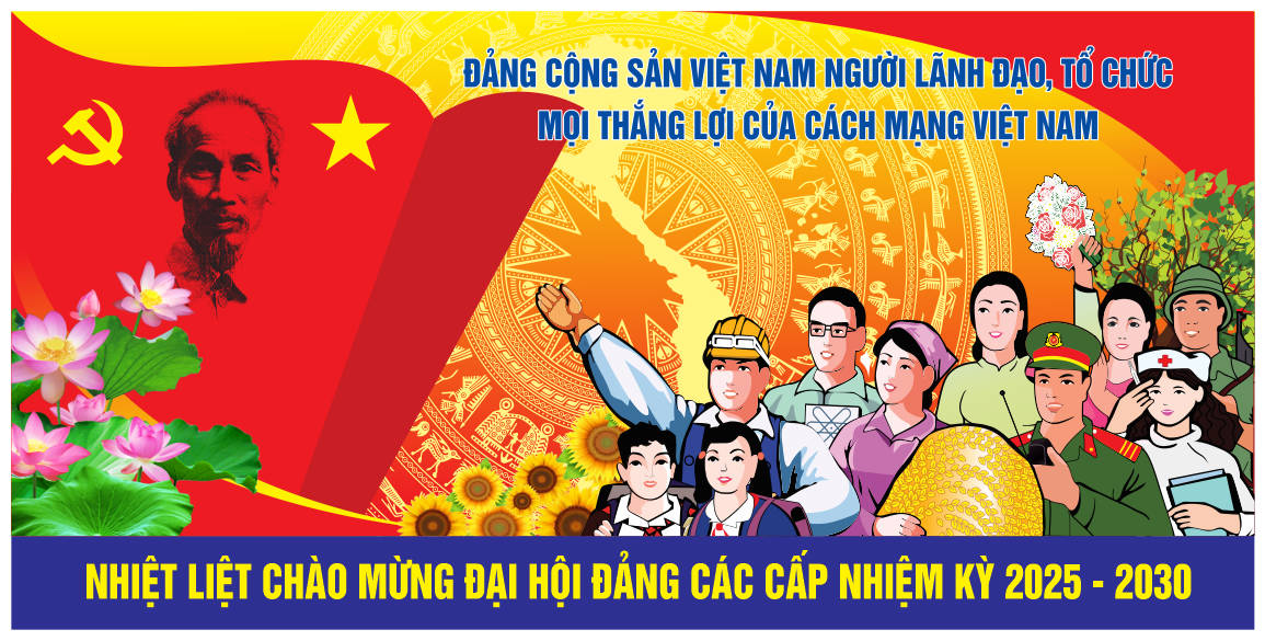 172560 file thiết kế trang trí tuyên truyền đại hội Đảng file corel x7