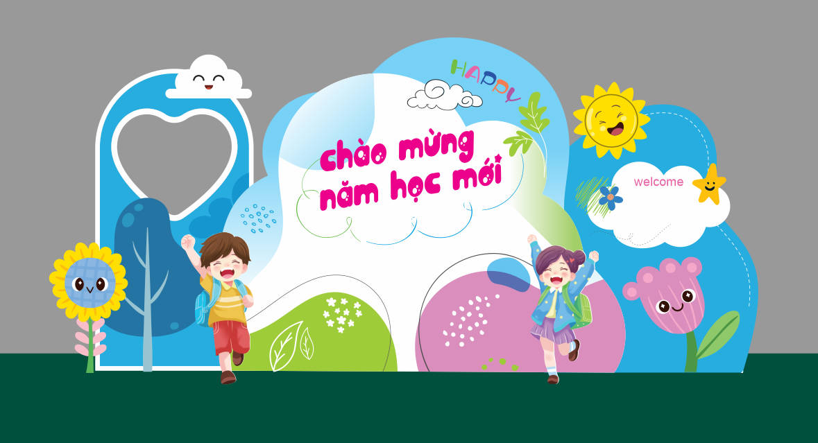 57251 file thiết kế background phông nền maket khai giảng chào mừng năm học mới corel x7