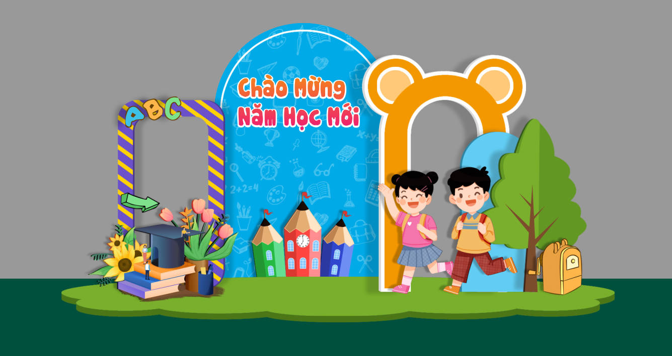 57252 file thiết kế background phông nền maket khai giảng chào mừng năm học mới corel x7