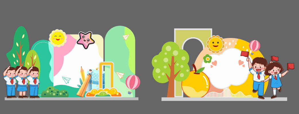 672510 file thiết kế trang trí lễ  khai giảng chào mừng năm học mới corel x7