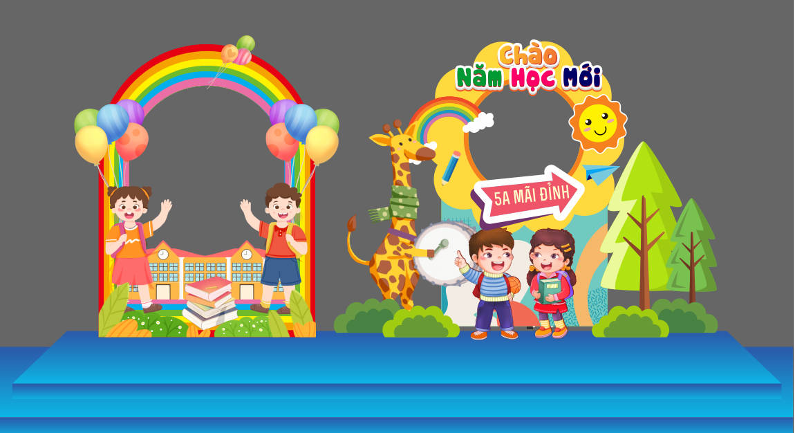 672513 file thiết kế trang trí lễ  khai giảng chào mừng năm học mới corel x7