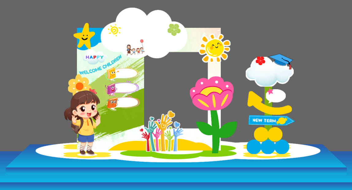 67255 file thiết kế trang trí lễ  khai giảng chào mừng năm học mới corel x7