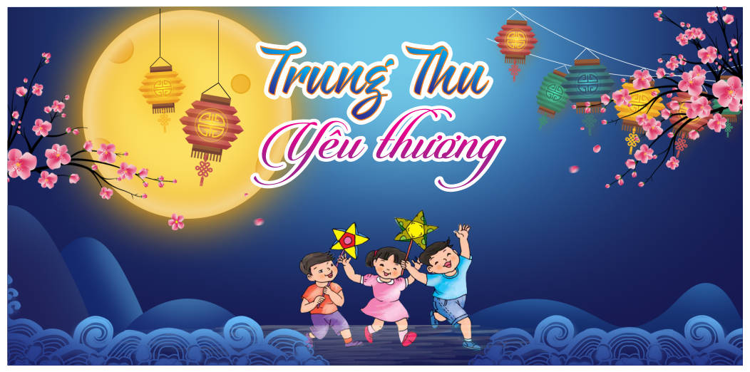 39251 file thiết kế trang trí background phông nền maket tết trung thu file corel x7