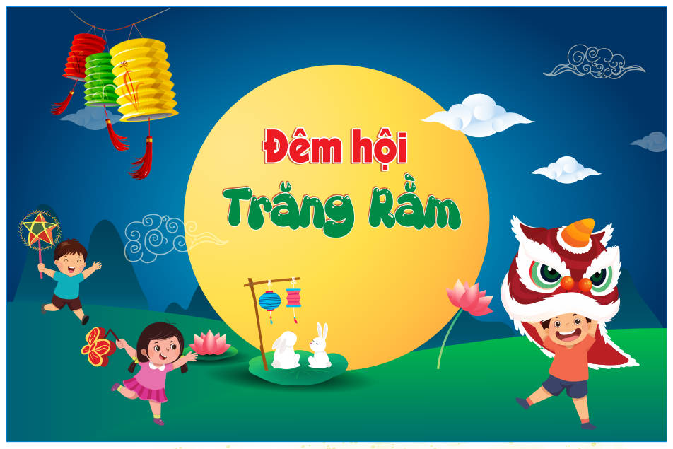 39252 file thiết kế trang trí background phông nền maket tết trung thu file corel x7