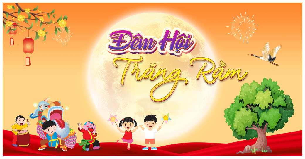 39256 file thiết kế trang trí background phông nền maket tết trung thu file corel x7