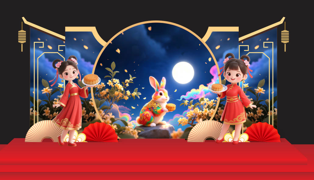 492510 file thiết kế decor tết trung thu đêm hội trăng rằm corel x7