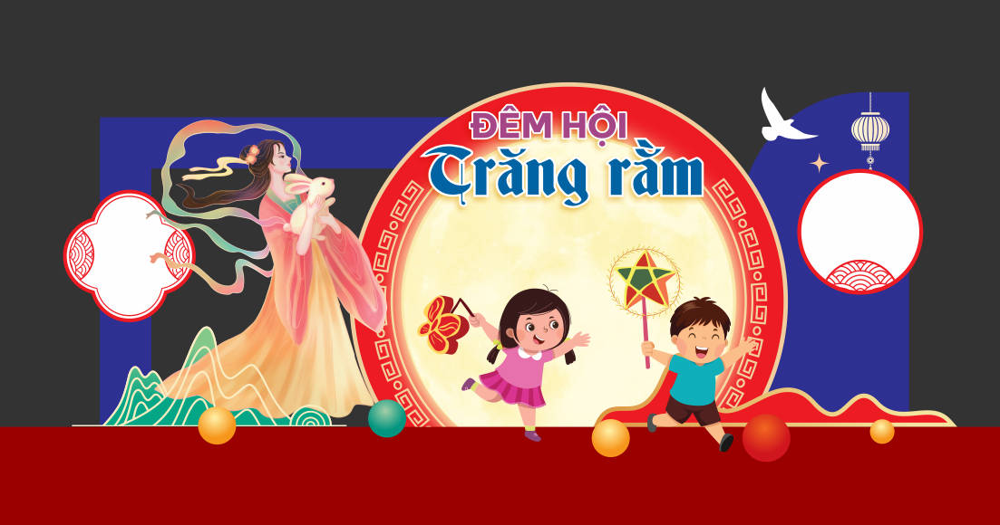 49256 file thiết kế decor tết trung thu đêm hội trăng rằm corel x7