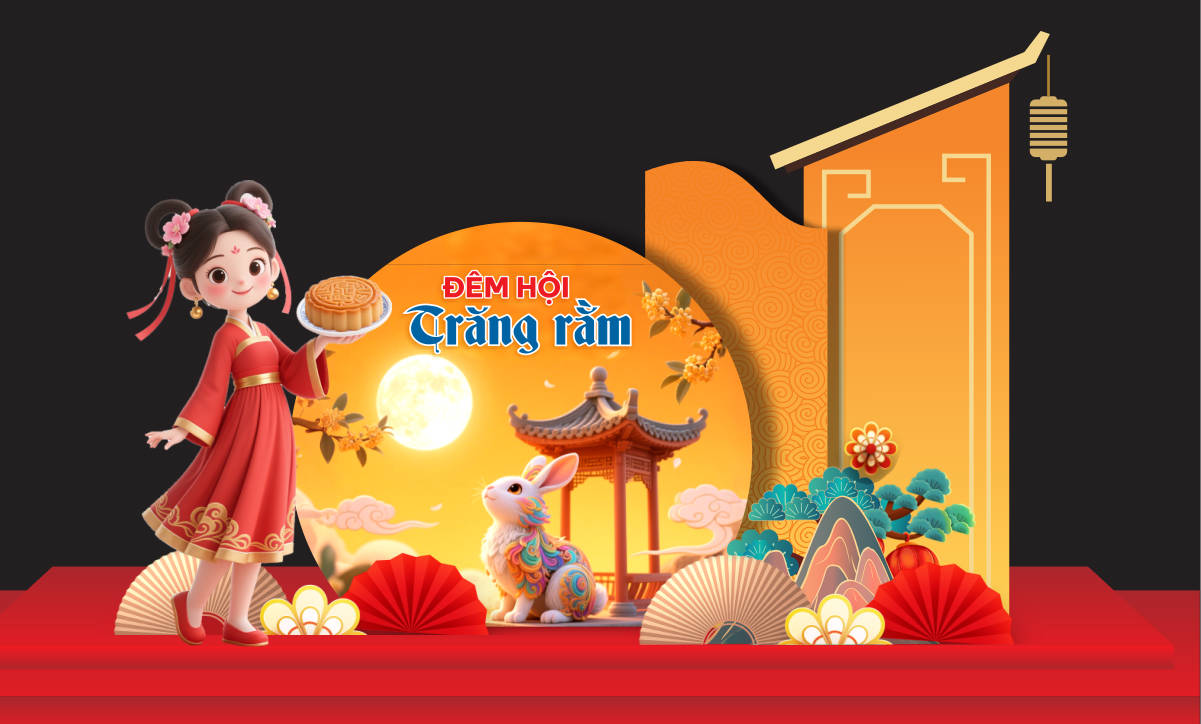 49258 file thiết kế decor tết trung thu đêm hội trăng rằm corel x7