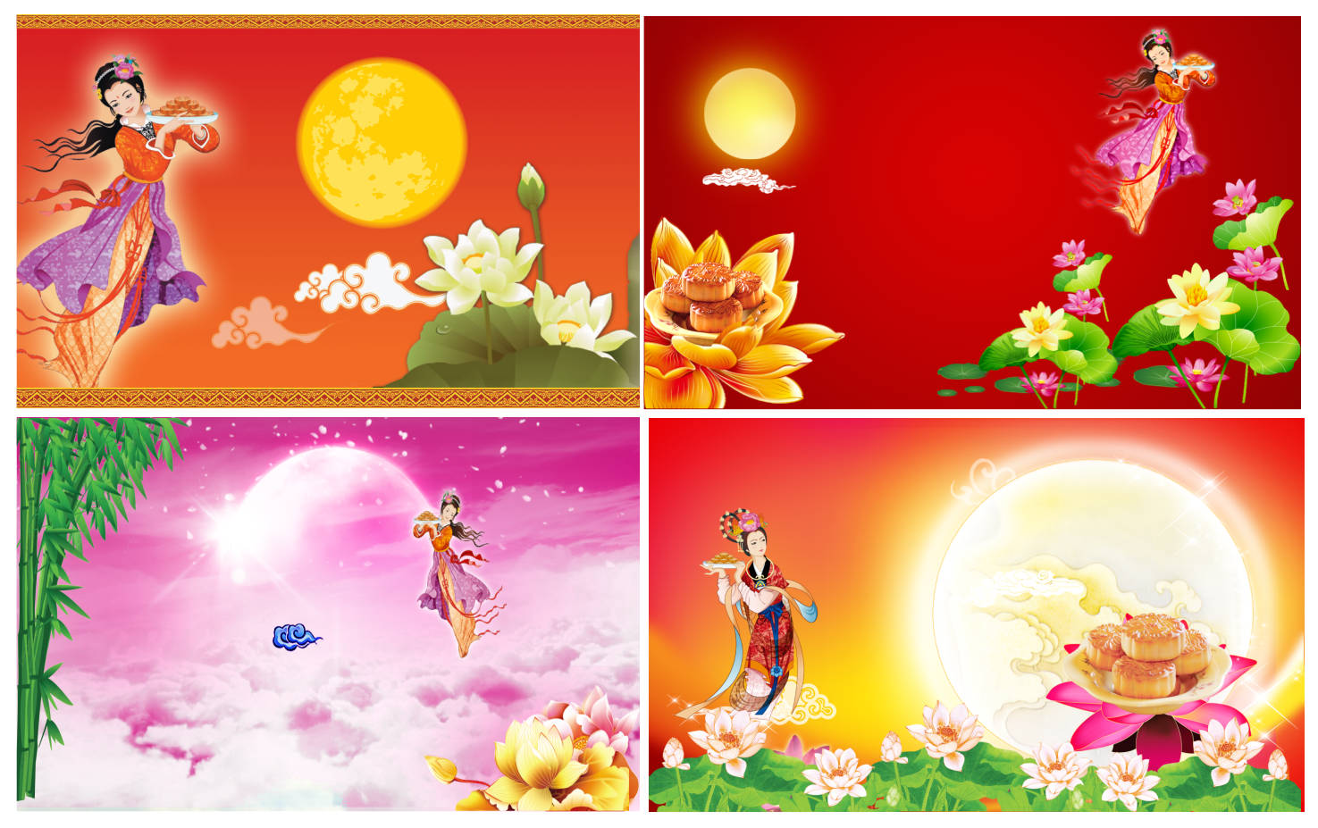 392521 file thiết kế trang trí background phông nền maket tết trung thu file corel x7