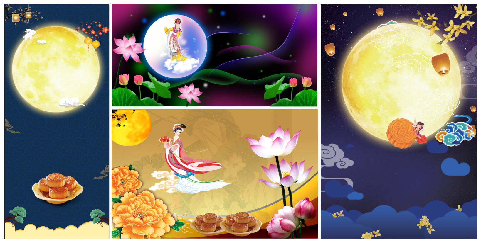 392522 file thiết kế trang trí background phông nền maket tết trung thu file corel x7