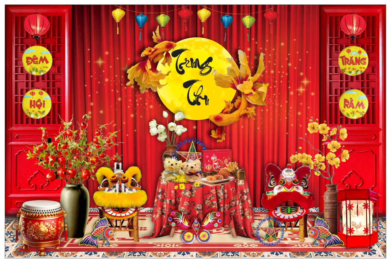 59253 file thiết kế background phông nền maket tiểu cảnh tết trung thu corel x7