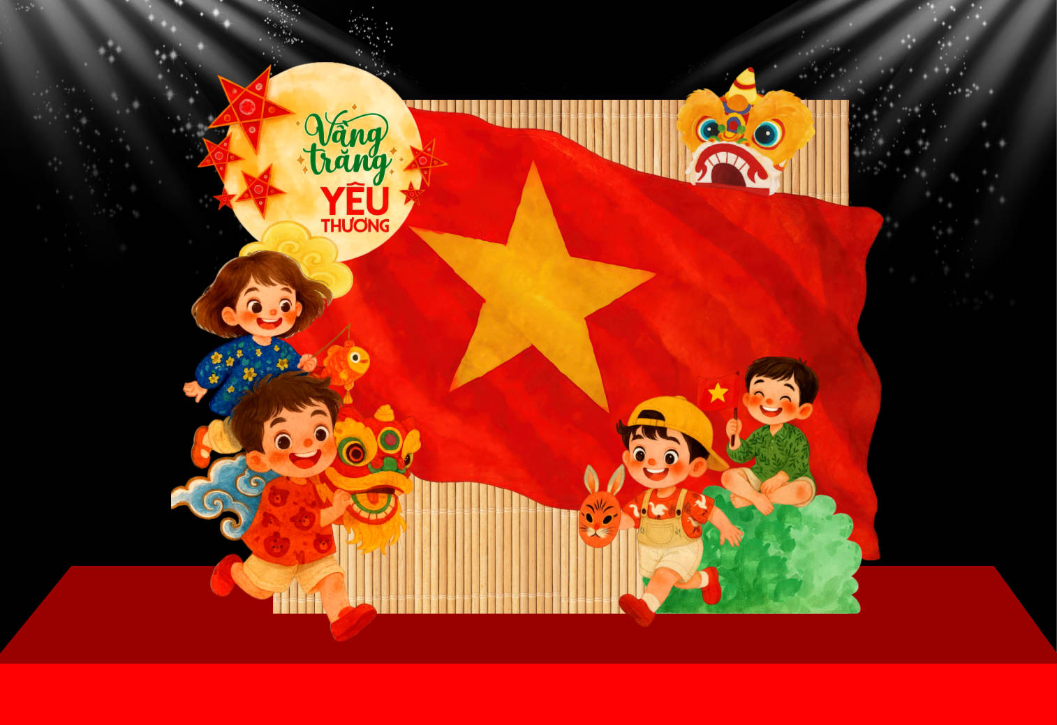 59256 file thiết kế background phông nền maket tiểu cảnh tết trung thu corel x7