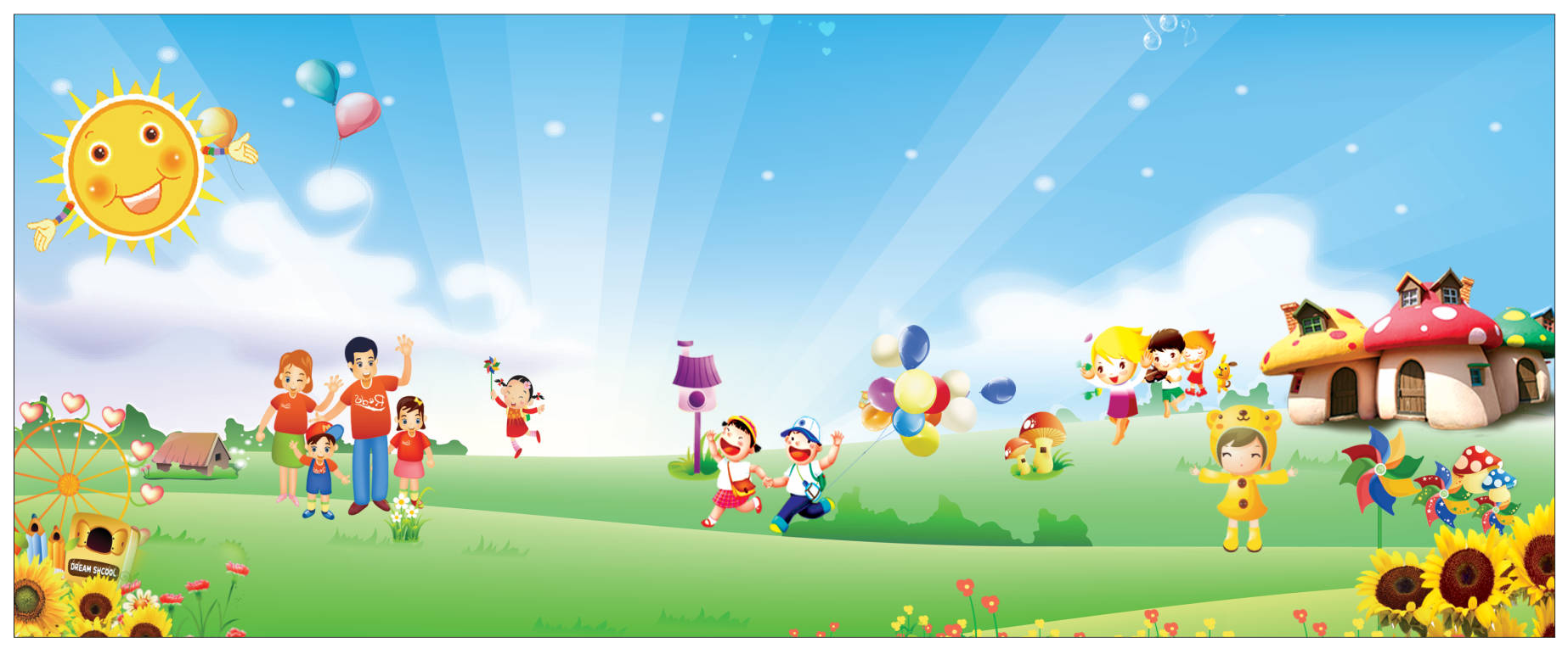 892511 file thiết kế trang trí mầm non mẫu giáo corel x7