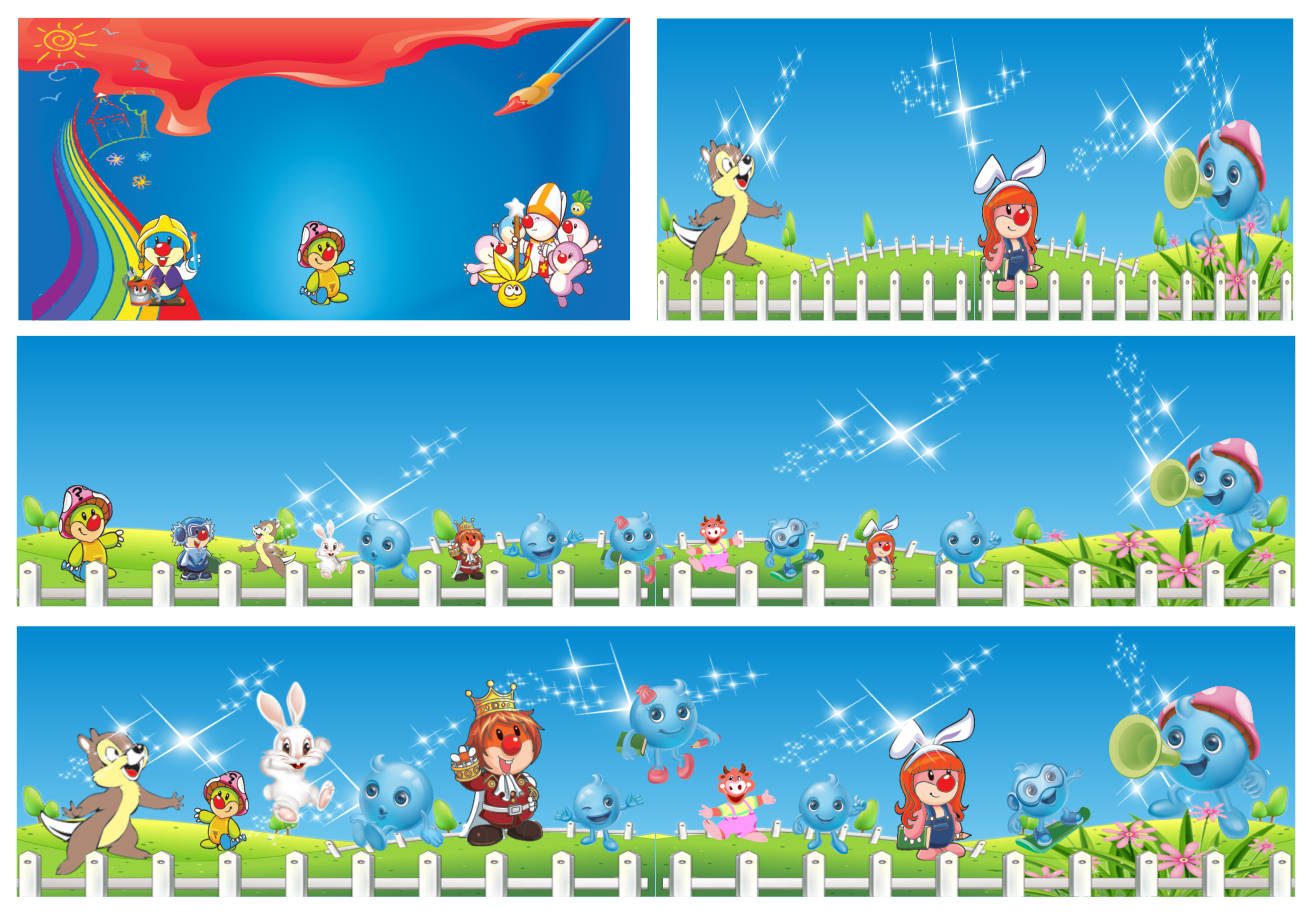 89252 file thiết kế trang trí mầm non mẫu giáo corel x7