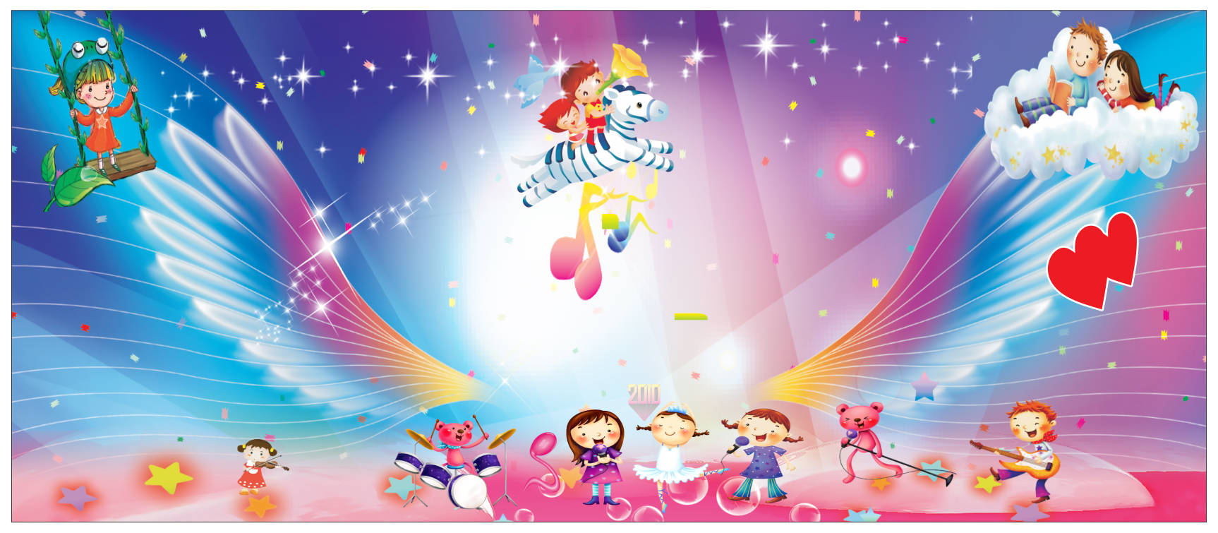 89253 file thiết kế trang trí mầm non mẫu giáo corel x7