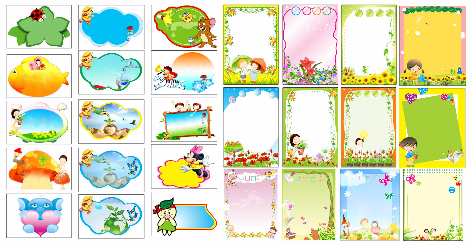 89254 file thiết kế trang trí mầm non mẫu giáo corel x7