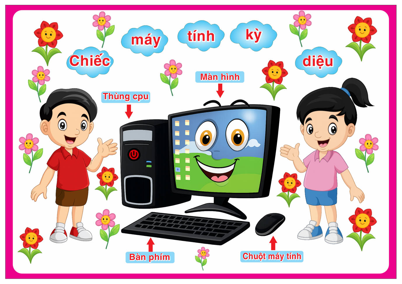 311251 file thiết kế trang trí phòng tin học tiểu học corel 12