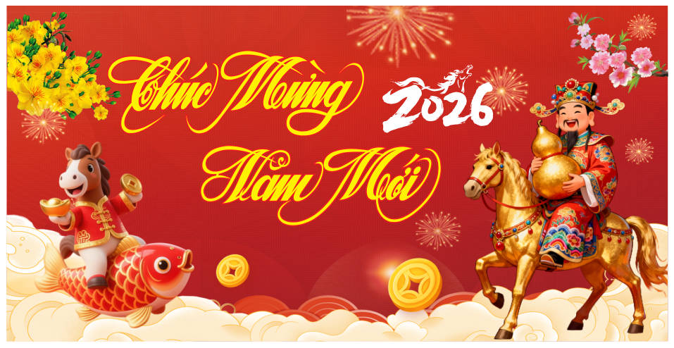 2112517 background phông nền maket chúc mừng năm mới tết xuân Bính Ngọ 2026 file corel x7