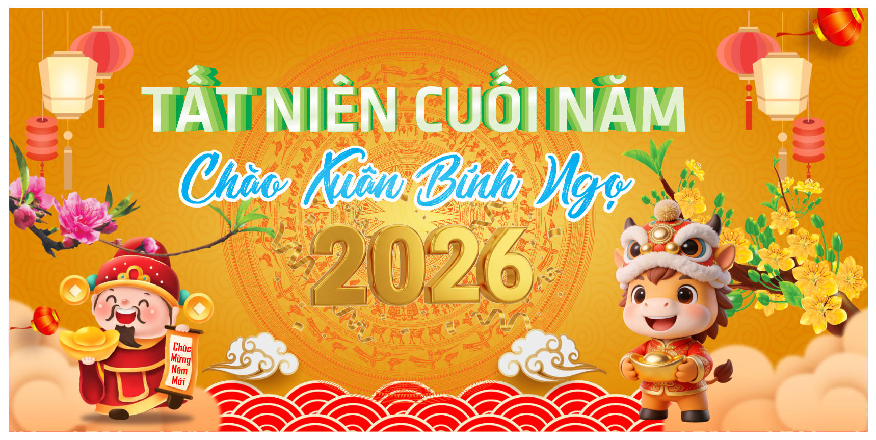2112550 background phông nền maket chúc mừng năm mới tết xuân Bính Ngọ 2026 file corel x7
