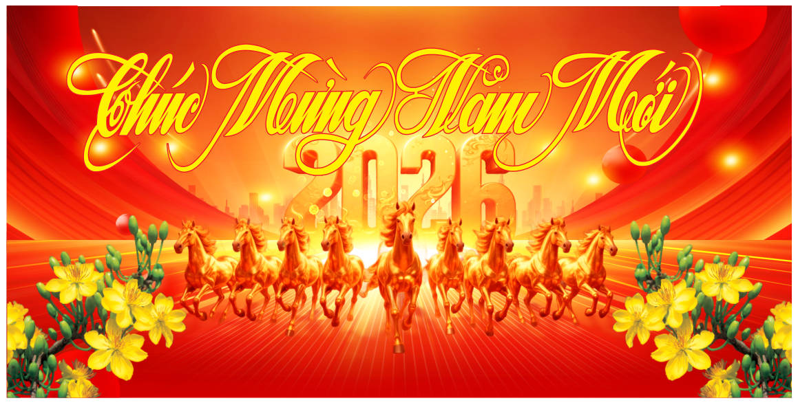 2112553 background phông nền maket chúc mừng năm mới tết xuân Bính Ngọ 2026 file corel x7