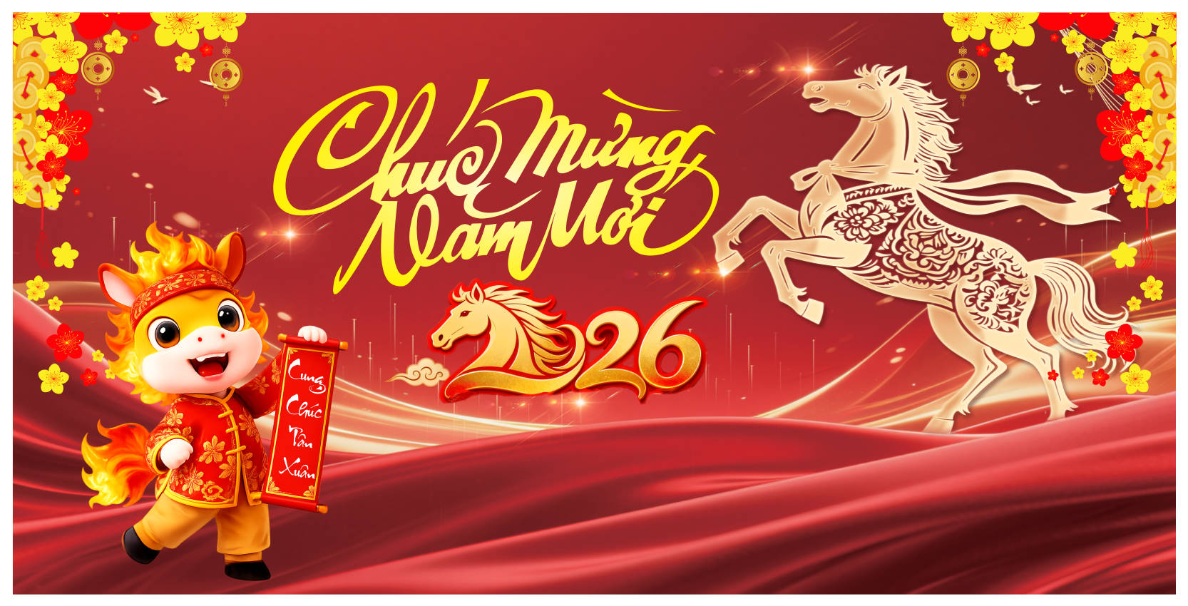 2112571 background phông nền maket chúc mừng năm mới tết xuân Bính Ngọ 2026 file corel x7
