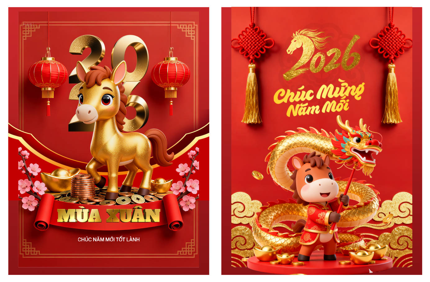 212258 file thiết kế trang trí tết năm mới xuân Bính Ngọ 2026 corel x7