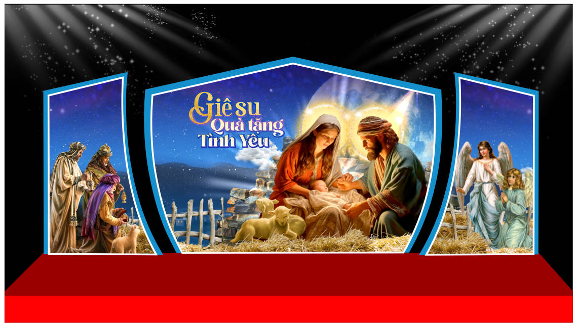 5112515 file thiết kế background phông nền maket sân khấu giáng sinh noel corel x7