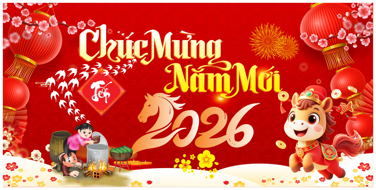 2112582 background phông nền maket chúc mừng năm mới tết xuân Bính Ngọ 2026 file corel x7