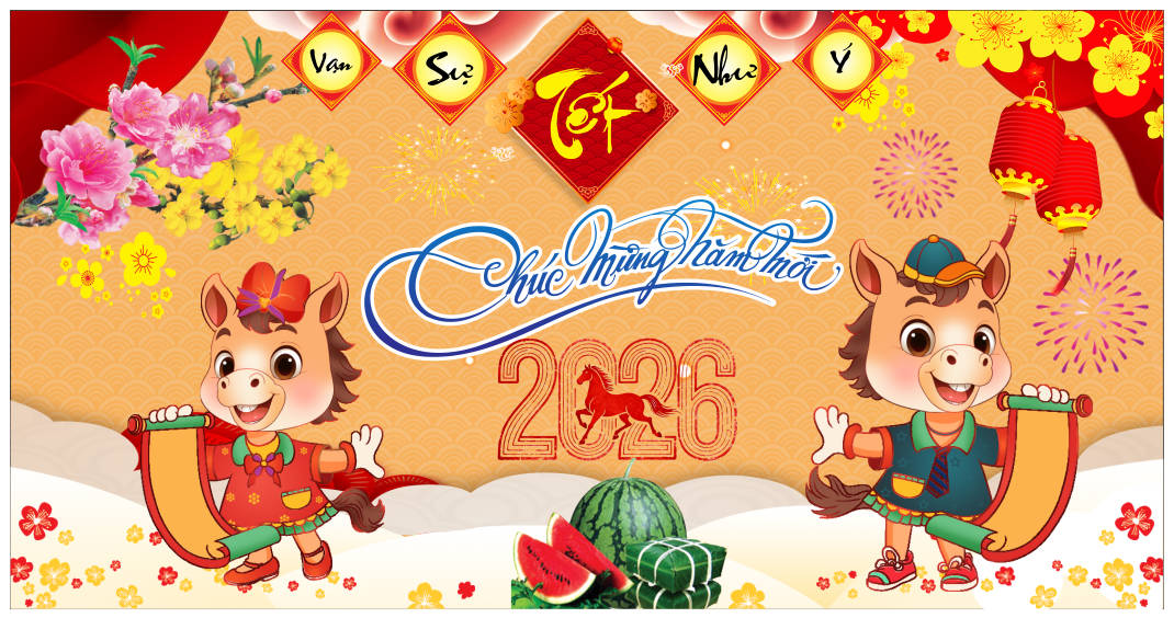 2112586 background phông nền maket chúc mừng năm mới tết xuân Bính Ngọ 2026 file corel x7