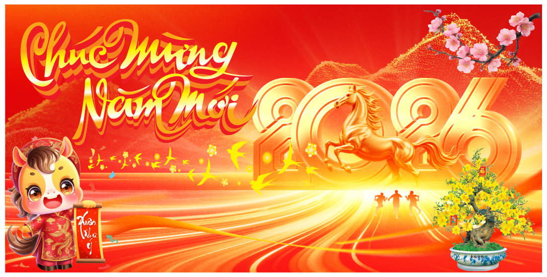 2112589 background phông nền maket chúc mừng năm mới tết xuân Bính Ngọ 2026 file corel x7