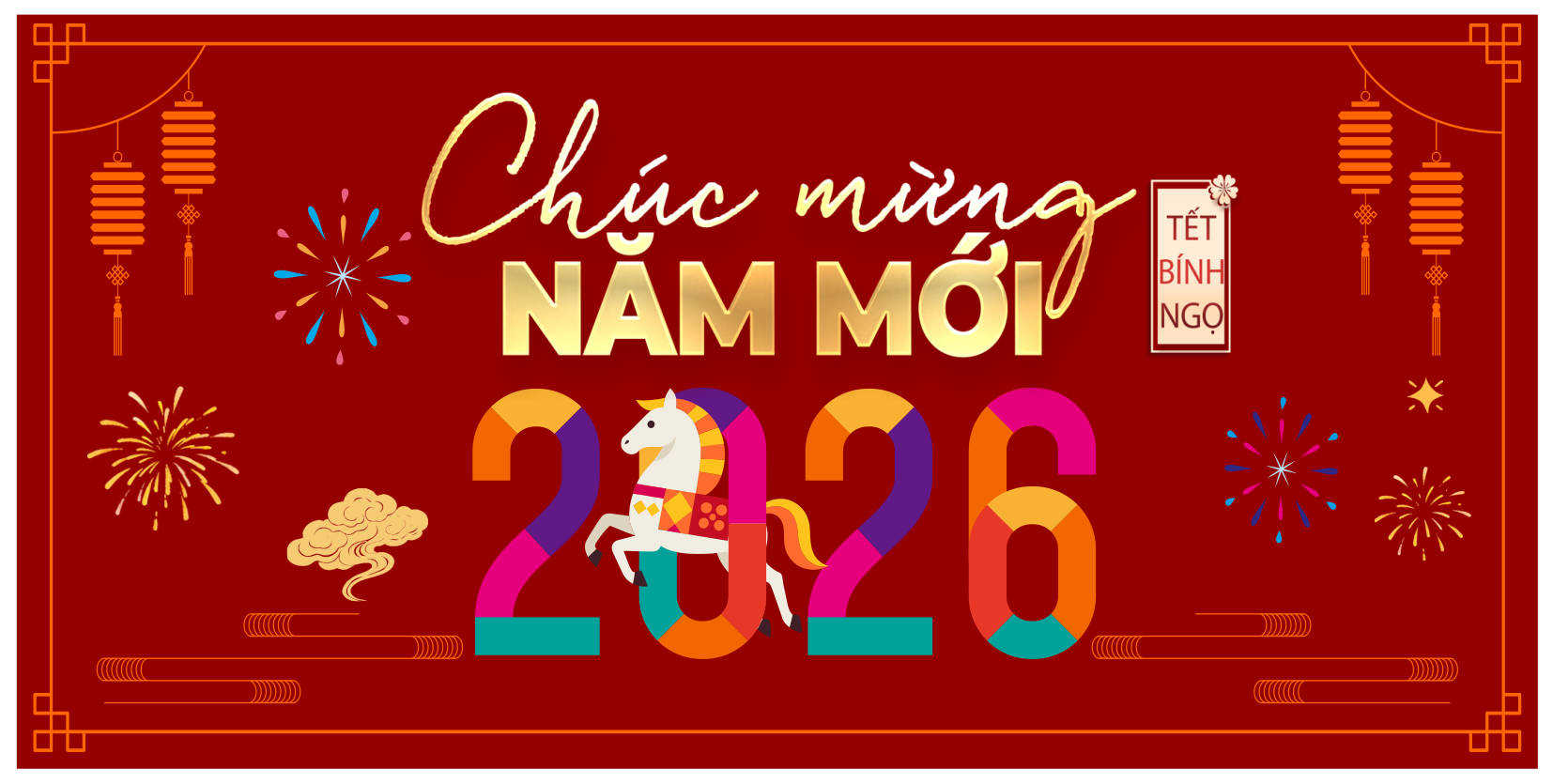2112594 background phông nền maket chúc mừng năm mới tết xuân Bính Ngọ 2026 file corel x7