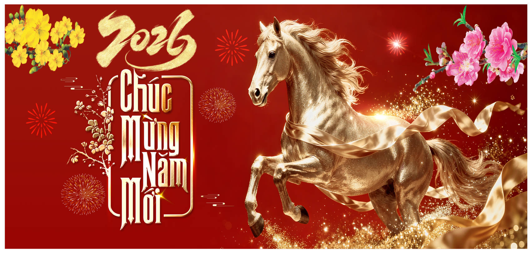 2112595 background phông nền maket chúc mừng năm mới tết xuân Bính Ngọ 2026 file corel x7