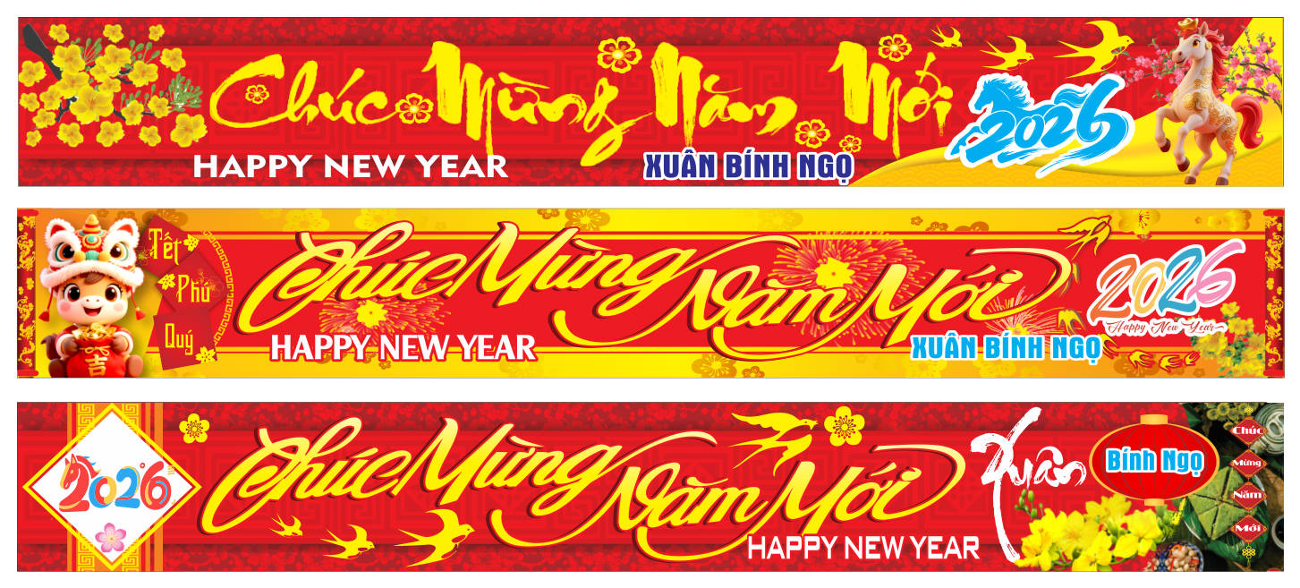 2122510 file thiết kế băng rôn chúc mừng năm mới tết xuân Bính Ngọ 2026 corel x7