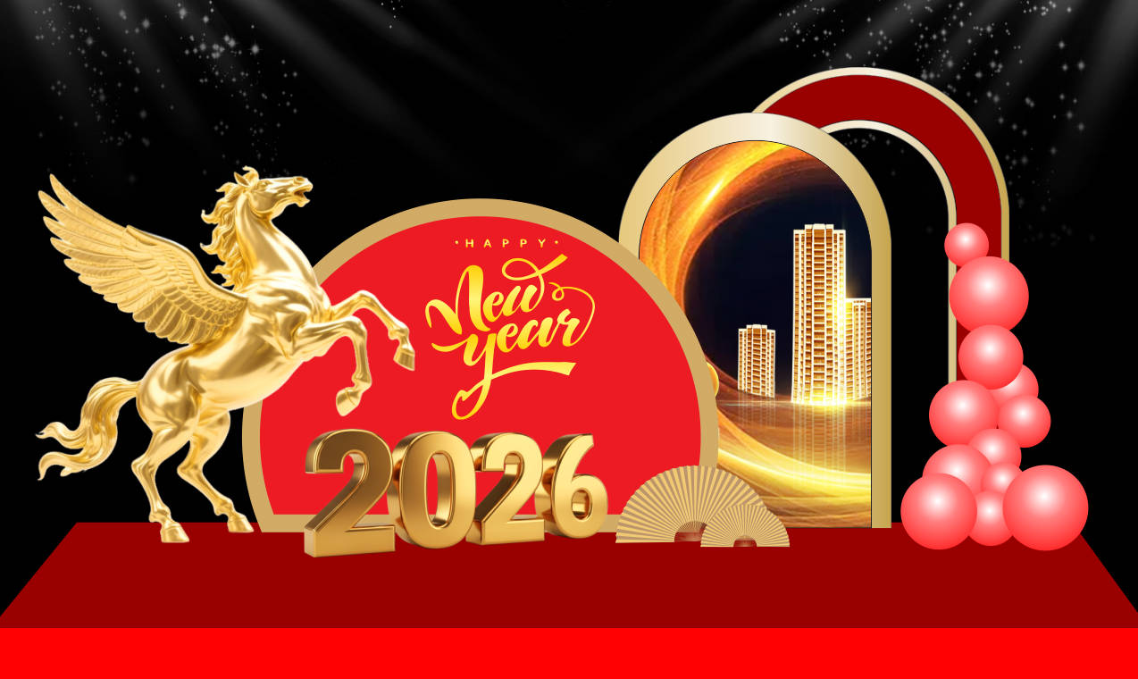 312510 file thiết kế mô hình decor chụp ảnh tết năm mới xuân Bính Ngọ 2026 corel x7