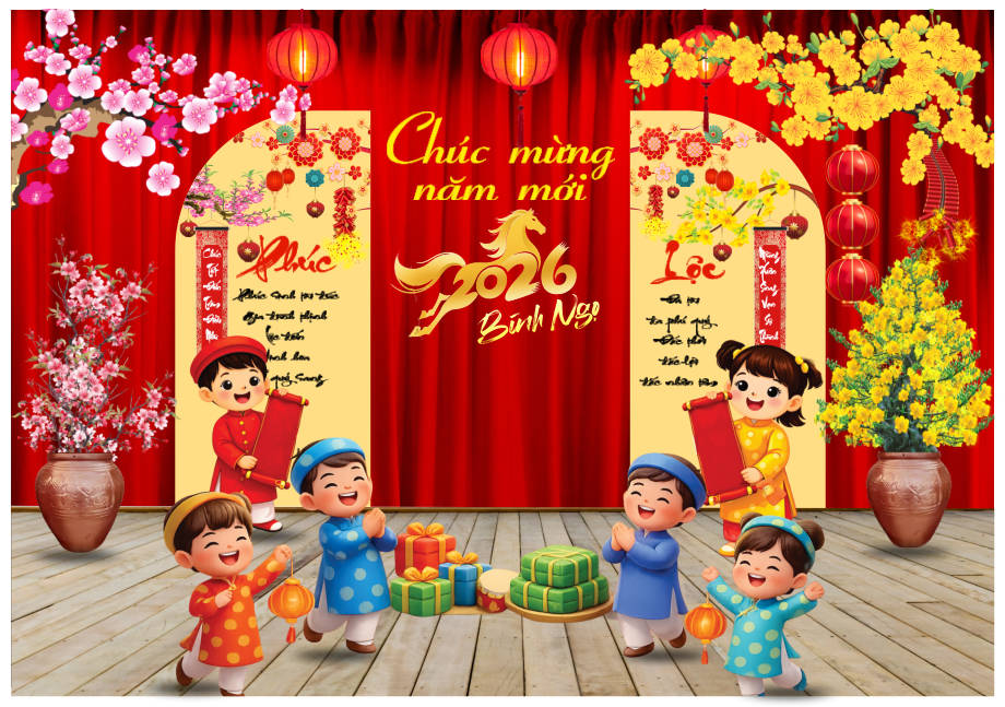 Background phông nền tiểu cảnh chụp ảnh tết check in năm mới file corel x7-44