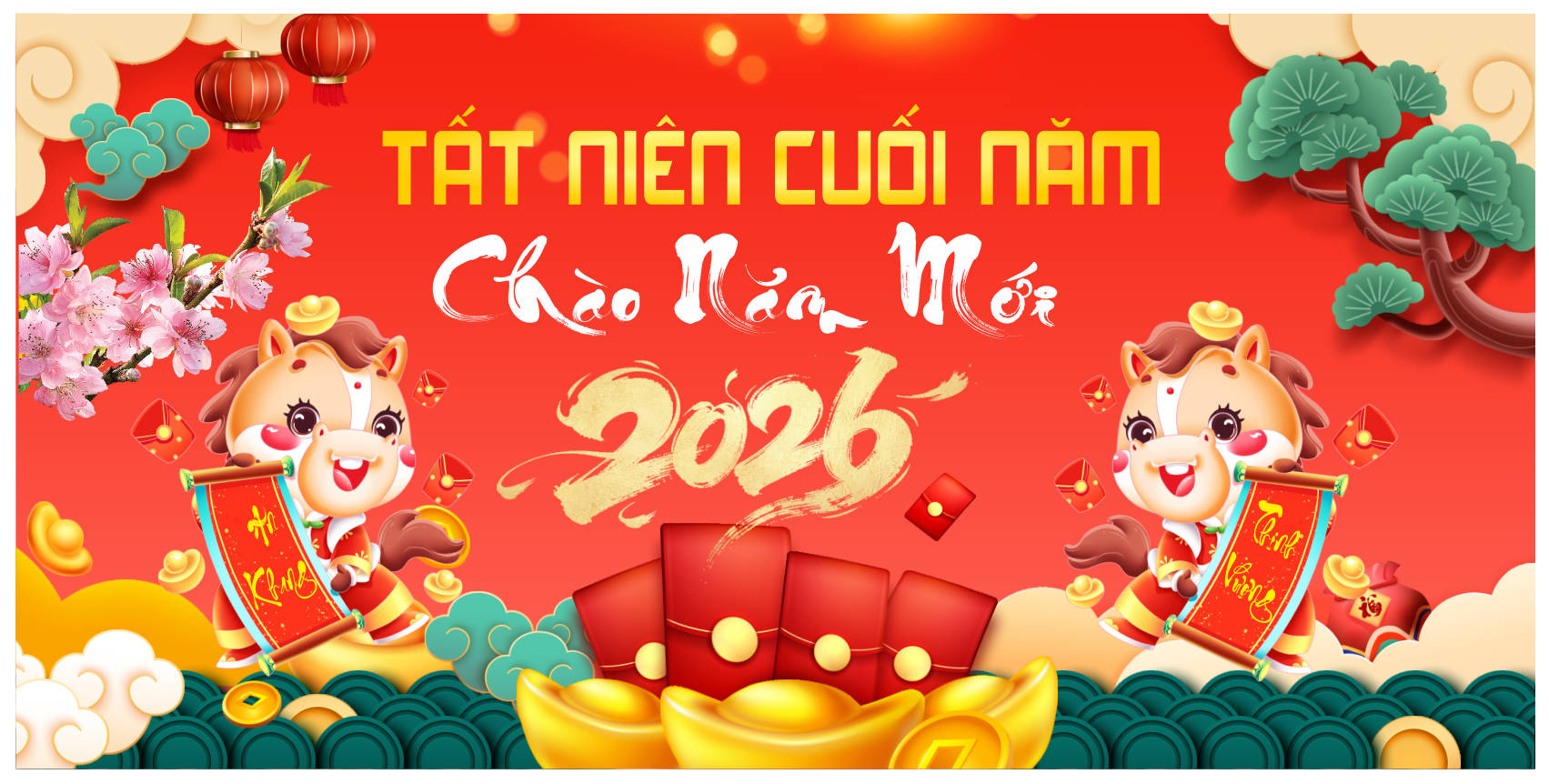 21125113 background phông nền maket chúc mừng năm mới tết xuân Bính Ngọ 2026 file corel x7