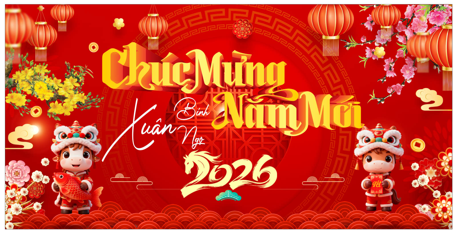 21125117 background phông nền maket chúc mừng năm mới tết xuân Bính Ngọ 2026 file corel x7