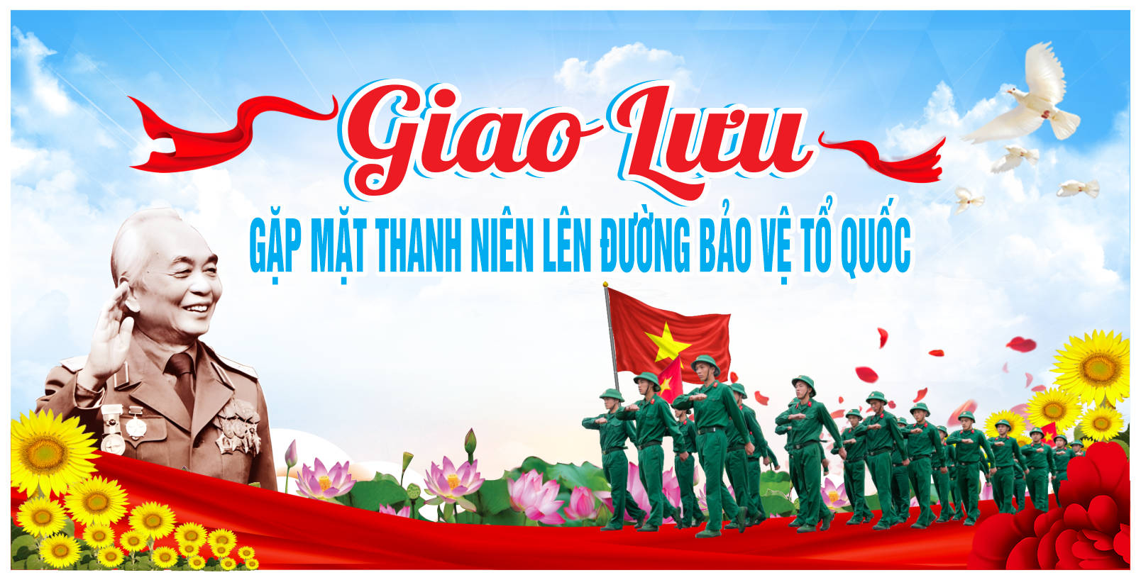 22261 background phông nền maket giao lưu gặp mặt thanh niên lên đường nhập ngũ file corel x5