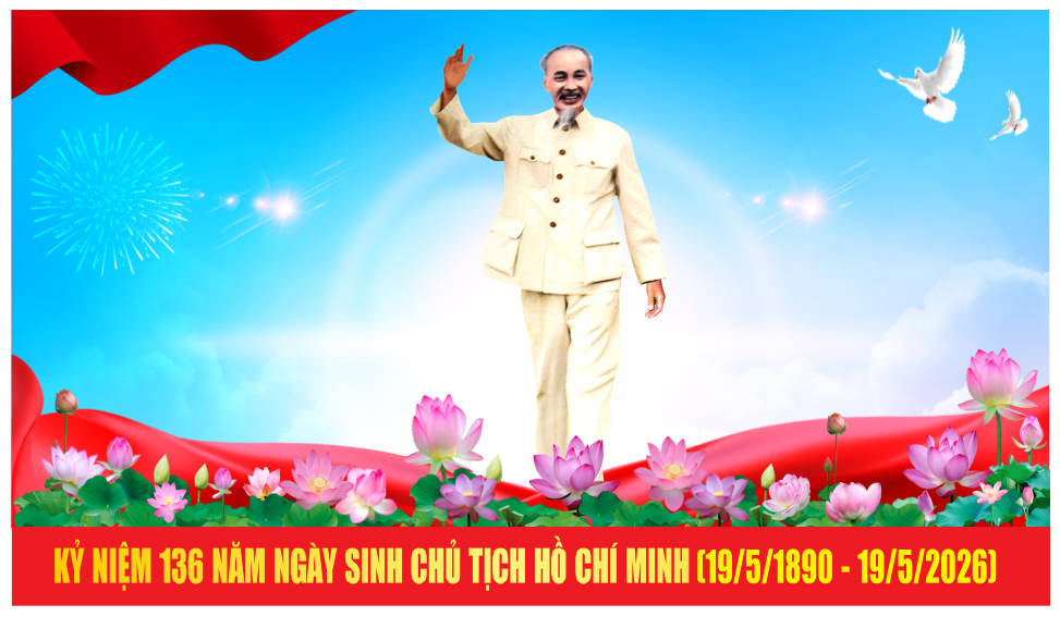 13261 background phông nền maket kỷ niệm ngày sinh chủ tịch Hồ Chí Minh corel x7
