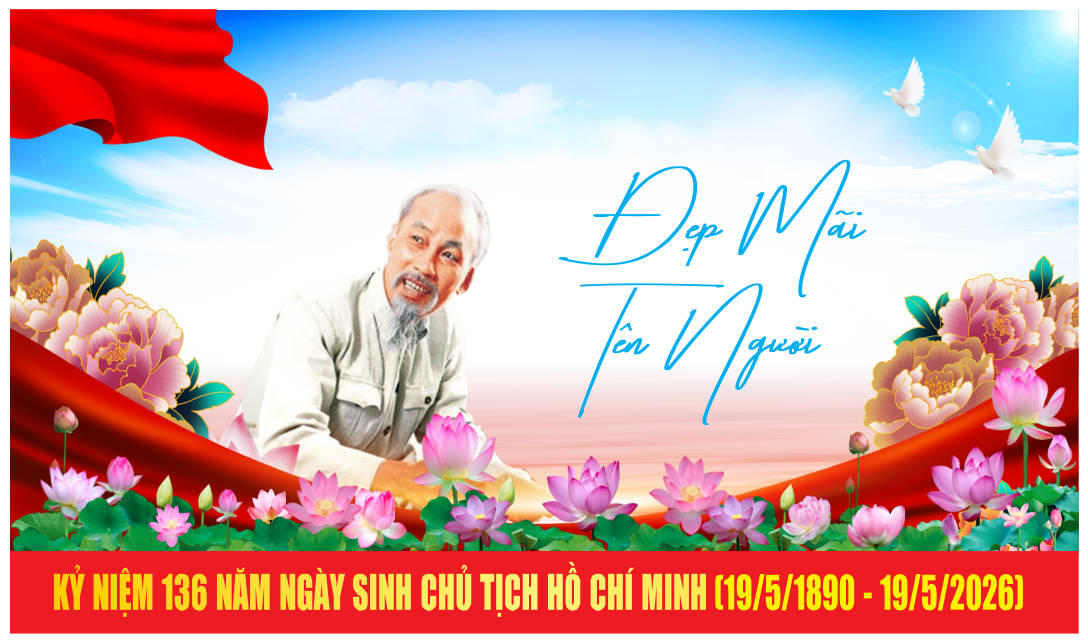 13262 background phông nền maket kỷ niệm ngày sinh chủ tịch Hồ Chí Minh corel x7