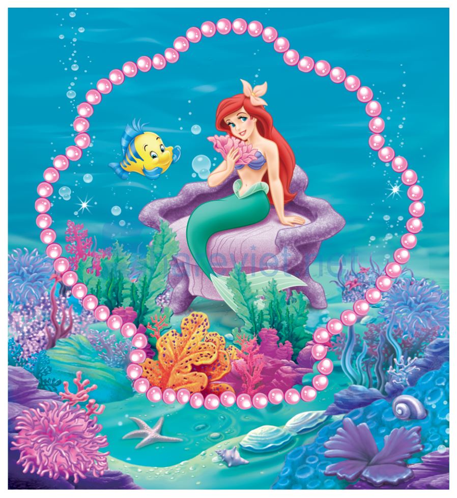 23261 tranh hoạt hình nàng tiên cá corel x7