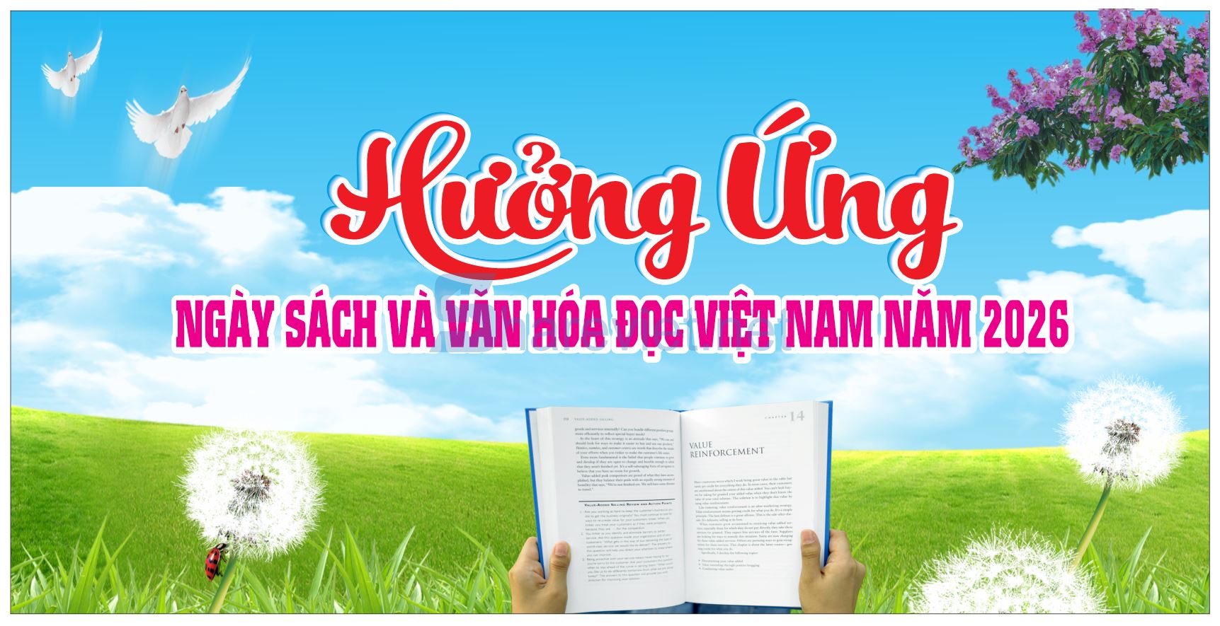 33262 background phông nền maket ngày hội đọc sách file corel x7