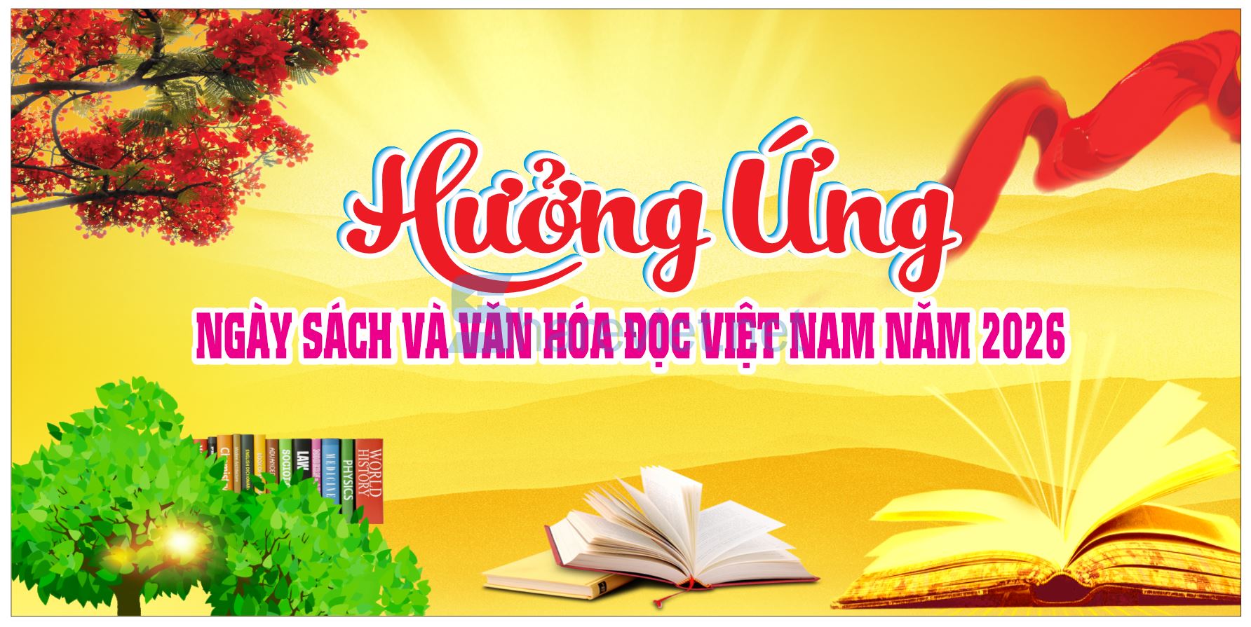 33265 background phông nền maket ngày hội đọc sách file corel x7