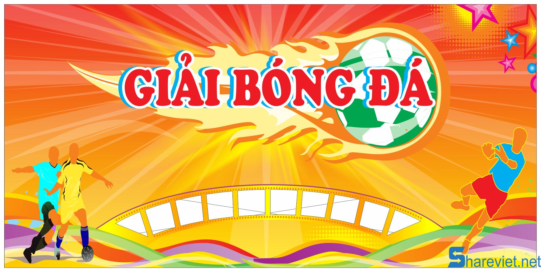 822629 background phông nền maket thể thao bóng đá file corel x7