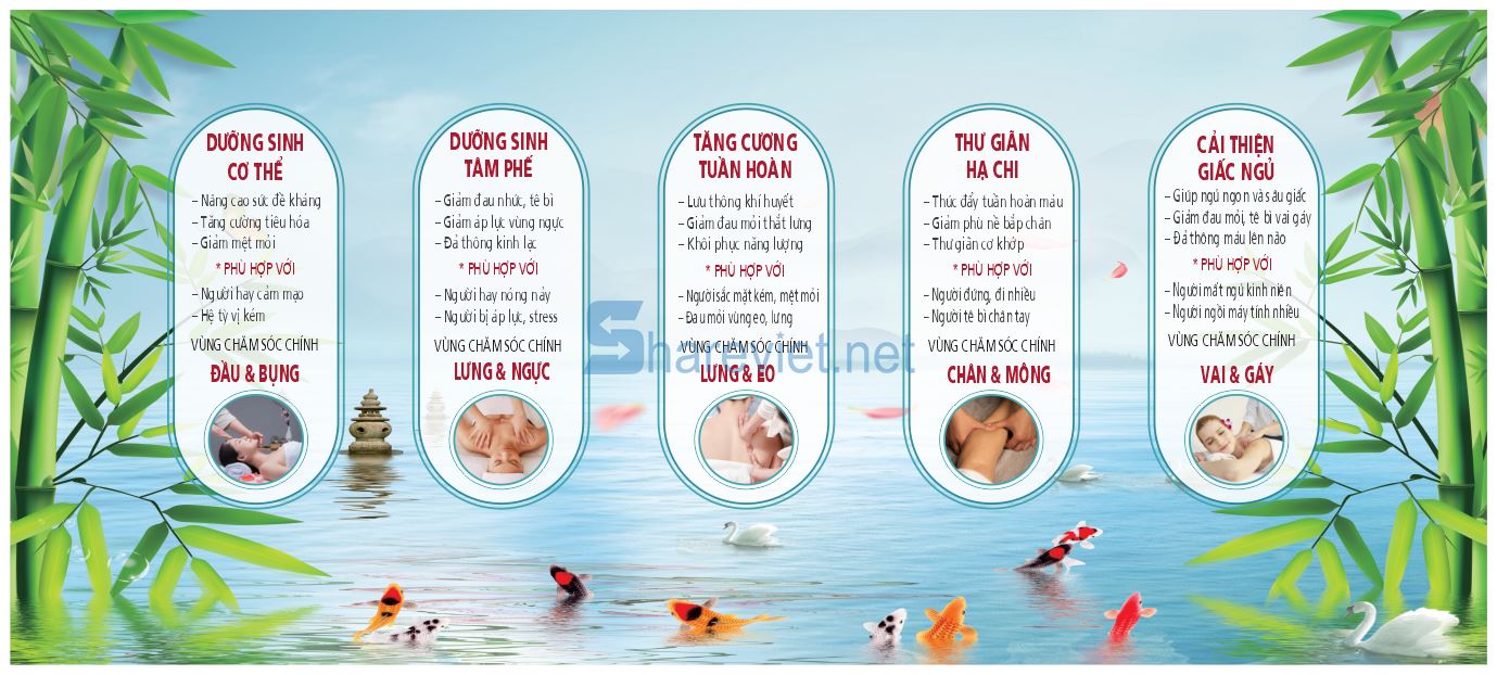 352635 tranh tường trang trí tiệm spa dưỡng sinh đông y file corel x7