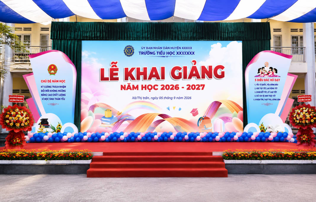 182611 background phông nền maket khai giảng chào năm học mới file corel x7