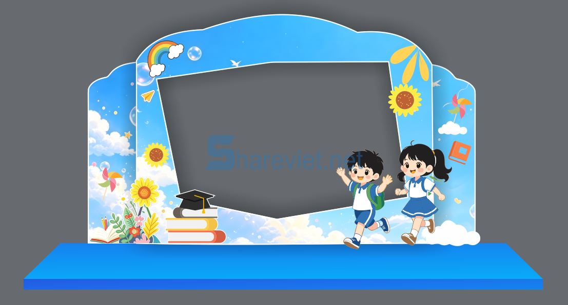 182613 background phông nền maket khai giảng chào năm học mới file corel x7