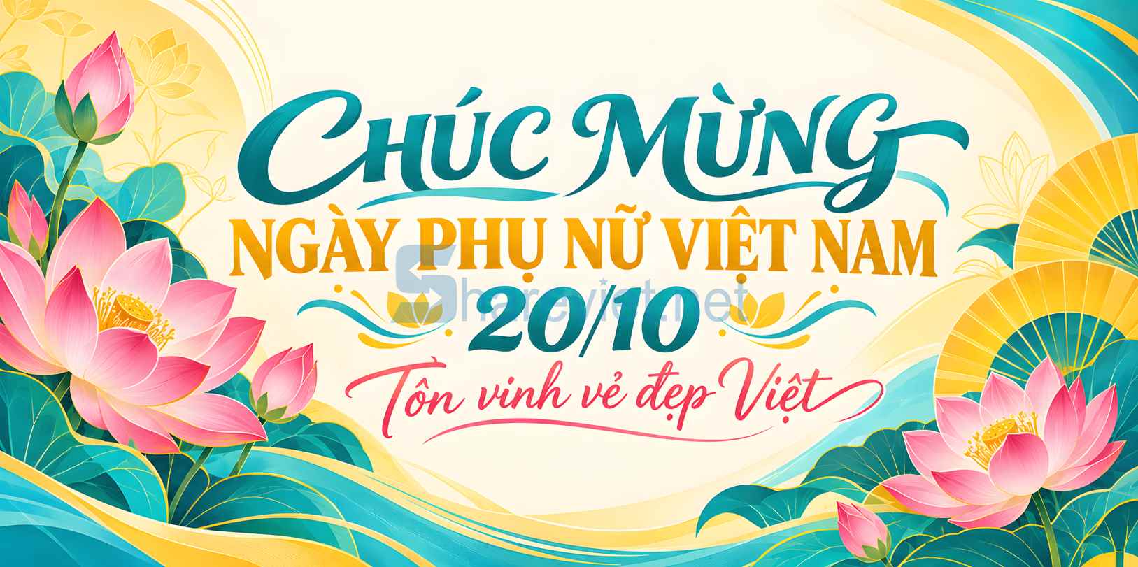 Background phông nền maket  chúc mừng ngày phụ nữ Việt Nam 20.10 file PNG  (14)